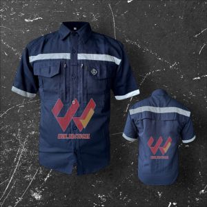 KEMEJA TACTICAL M1 LENGAN PENDEK / KEMEJA LAPANGAN PENDEK / KEMEJA SAFETY