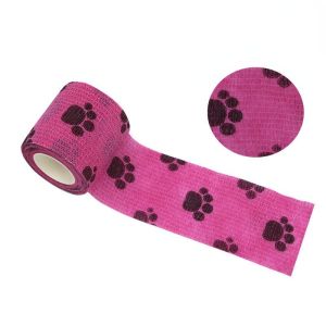 Breathable Pet Bandage Wound First Aid Elastic Wrap Tape Self-adhesive Elastic Bandage for Pets Cat Dog and Pets Shoes or Socks