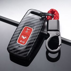 Honda PCX 160 ADV 160 Click 160 PCX160 Remote Key Case Cover Carbon Fiber Keychain
