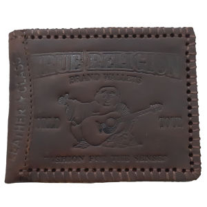 Ví Nam Da Bò TIẾN CÔNG May Viền In Hình TCN1168