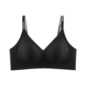 Maniyun One-piece Seamless Bra 固定杯 Soft Support Bra 1000+ Breathable Hole Summer Thin Comfort Non-wired Bra Lingerie