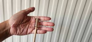 ไม้เคาะทุเรียน หวายแท้ แบบมีด้ามจับ 2 ชิ้น