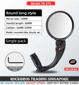 SG Delivery RockBros Mirror Bicycle side mirror Bicycle rear view mirror Wide Angle Reflector with tool bicycle accessories