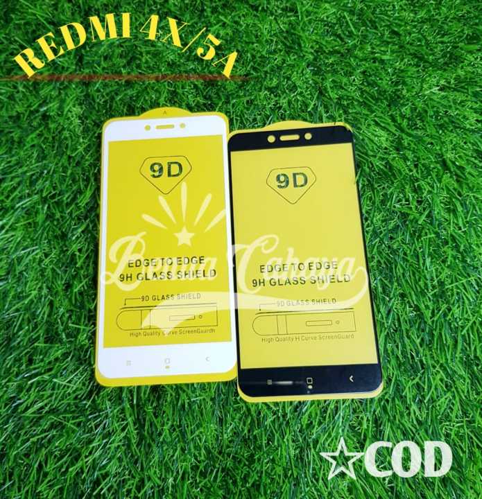 TEMPERED GLASS REDMI 5A FULL COVER FULL LEM 9D ANTI GORES KACA