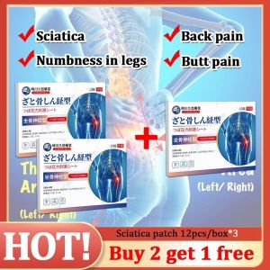 Japan sciatica pain relief patch 12pcs back pain relief/buttock/leg