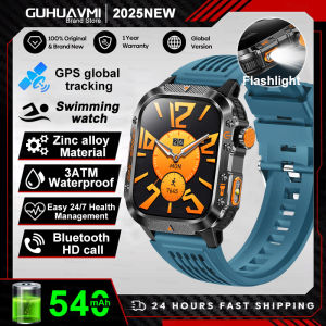 New For Xiaomi Military Grade Outdoor GPS Smart Watch Men Compass Heart Rate BT Call LED Flashlight 10ATM Waterproof Smartwatch