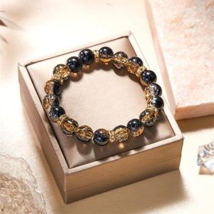 {READY STOCK} Wholesale of natural stone bracelets including tigers eye shoushan stone and crystal bracelets