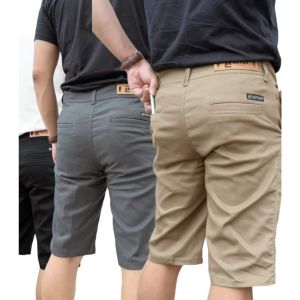 Celana Pendek Pria Chino Distro Catton Premium Bahan Melar