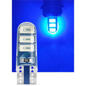 2PCS Motorcycle 6 LED T10 Peanut Park Light for Signal Light License Light Speedometer Light