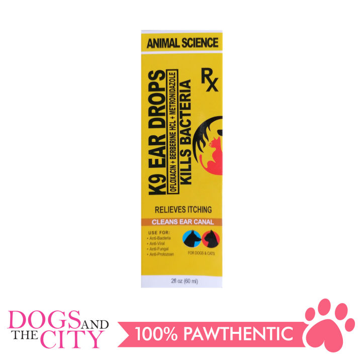 Animal Science K9 Ear Drops 60ml for Dogs Lazada PH