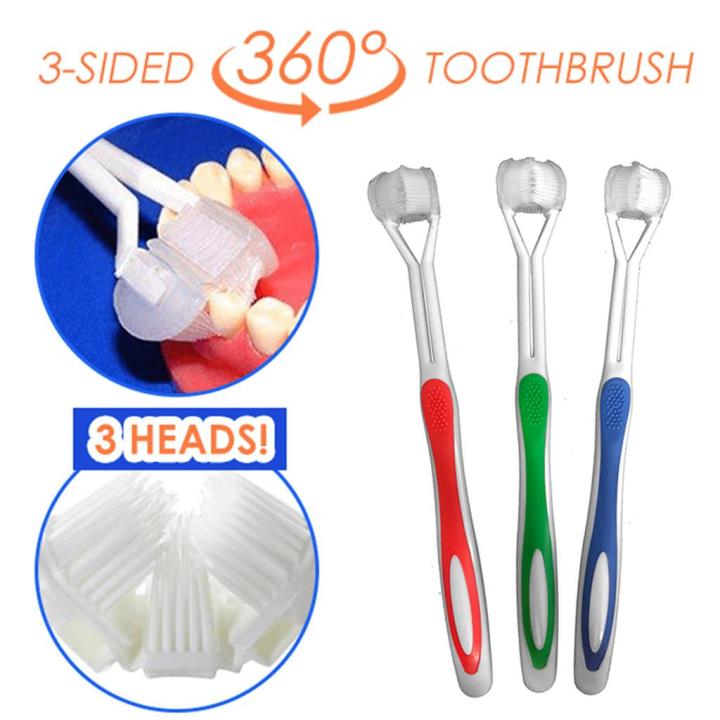 Toothbrush Coverage Sided Adult Special 360 Surround 3 Toothbrush Complete Needs Tooth care