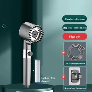 YONUO  Đầu vòi hoa sen di động đầu vòi hoa sen ba chế độ áp suất cực cao