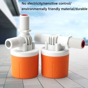 LUJIN ควบคุมระดับน้ำอัตโนมัติ วาล์วลอยอัตโนมัติ เติมน้ำอัตโนมัติ 1/2 "3/4" 1" วาล์วน้ำเข้า วาล์วลอยตัว ทนทานต่อการใช้งาน สวิตช์ควบคุมระดับน้ำ ติดตั้งภายในถังทาวเวอร์