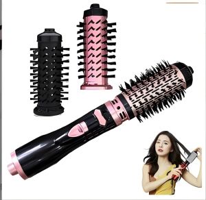 AE Fully automatic three-in-one hair dryer comb red hot air comb multifunctional curling wand electric hair straightener hair styling device