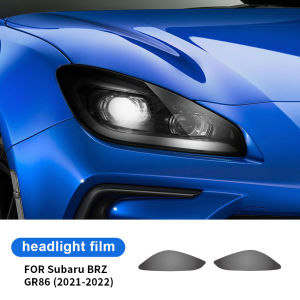 TPU Anti Scratch Car Headlight Film For Subaru BRZ Toyota GR86 2021-2025 Exterior Accessories