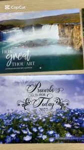 【4 Designs】2027 Christian Wall Calendar Bible Verse Scripture Calendar Christian Gift Home Office
