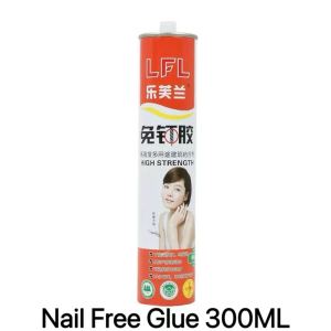 300ML Heavy Duty Nail Free Glue Caulking Gun Wall Mount Adhesive Sealant No Drill Super Strong Glue