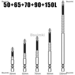[COD] Bsuimki K5สว่านไฟฟ้าแบบหัวไขว้กันลื่น ดอกสว่านไฟฟ้าหัว5A แม่เหล็กแข็งแรงทนทาน S2สีดำไม่ลื่น