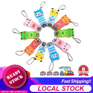 [Choo Choo Toy] Kids Newborn Stainless Steel Cartoon Design Mini Nail Cutter Clippers Pengetip Kuku Mini 卡通迷你指甲剪 - BA34