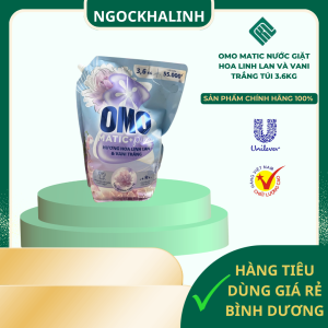 Nước giặt Omo Hoa Linh lan và vani trắng túi 3.6kg