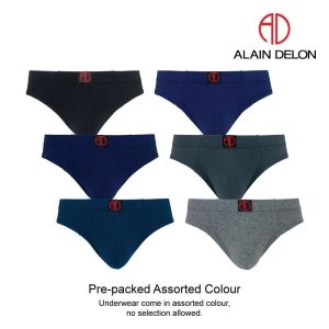 Alain Delon (5 Pcs) Mens Cotton Mini Underwear Breathable Soft Comfortable Everyday Value Pack - AZ55106
