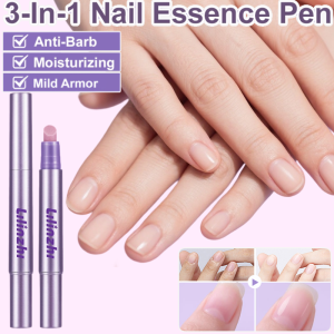 3-in-1 Nail Care Pen Tip Care Pen Care Oil Moisturizing Anti-Breakage And Anti-Barb Essence Pen Cuticle Oil Pen for Nails