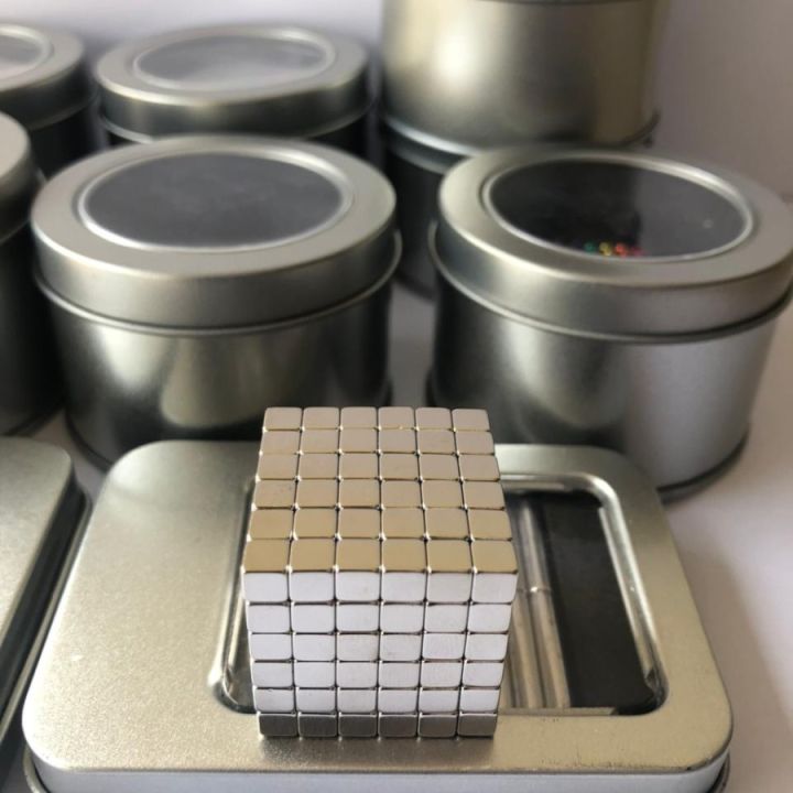 MAGNET CUBE NIKEL 5mm216 PCS