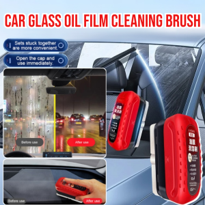 Auto Glass Oil Film Cleaning Brush Powerful Stain Remover Car Windshield Cleaner Anti-Rain Fog Agent Oil Film Cleaning Wipes