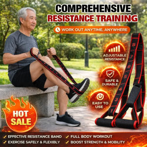 ✨Local Delivery✨Workout Resistance Band Soft Non Slip Body Shaping Dance Belt Yoga Band Middle-Aged And Elderly People Strengthen Waist and Legs Elastic Band