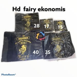 KANTONG PLASTIK/KANTONG KRESEK/KANTONG PLASTIK HITAM EKONOMIS HD HITAM EKONOMIS FAIRY 15 TERMURAH DAN BERKUALITAS