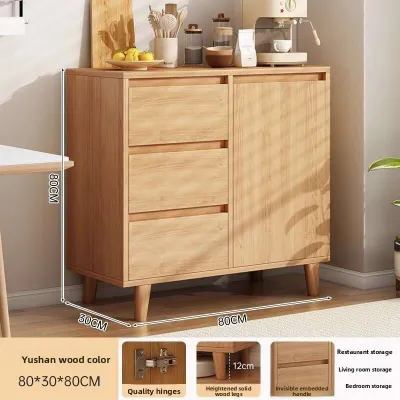 Dining Cabinet Living Room Wall Mounted Storage Cabinet Storage Cabinet Small-Sized Storage Cabinet Household Bucket Cabinet Corner Cabinet
