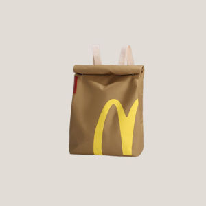 New McDonald School Bag Large Capacity Backpack Internet Celebrity Backpack Womens Junior High School High School and College Student Bag for Class