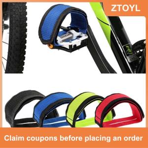 【ZTOYL】 1 chiếc dây đai Bàn đạp xe đạp bằng nylon dây đai cố định cho xe đạp