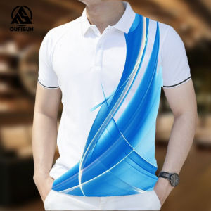 Áo Polo nam đơn giản Thương hiệu áo polo Streamer quần áo đồ họa Áo polo thường ngày của cho nam vừa vặn
