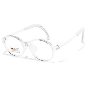 MAOLAZI Fashion Comfortable Glasses Girls Retro Ultra Light Non-Slip Eyewear Boys Prescription Eyeglasses Frame Childrens 12787