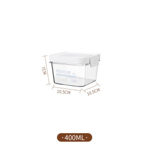 TerraFresh Clipsnap Airtight Clear Food Storage Containers Stackable with white lids for pasta beans and snacks 100% Waterproof Leak-proof by TheHomeShoppe