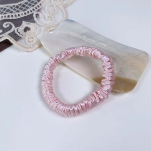 [SG ✨ Small]100% Authentic Mulberry Silk Scrunchies - 19 Momme Hair Ties Hair Ropes Hair Bands Elastics Ponytail Holders for Women Girls Hair Accessories No Hurt to Your Hair Dress Up