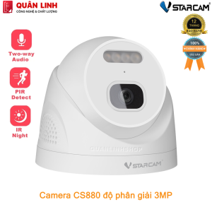 Camera trong nhà Vstarcam CS880 độ phân giải 3MP bảo hành 12 tháng