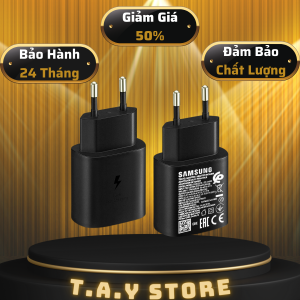 Củ Sạc Nhanh Samsung Bộ Sạc Nhanh Samsung 25W ( New Zin ) Cổng Type C Dành Cho Note 10 Note 20 A71 A70 A80 A90 S20 S20+ S20 Ultra Bảo hành 24 Tháng