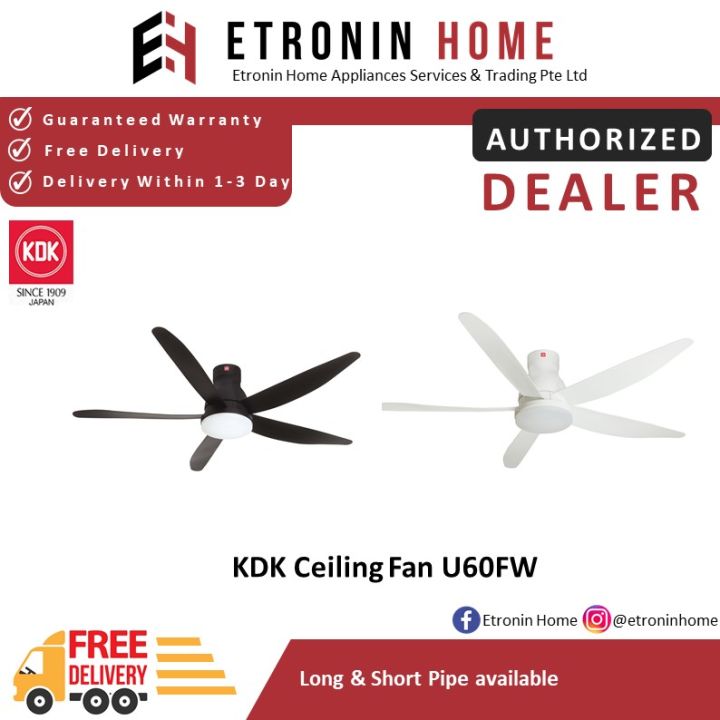 KDK Ceiling Fan 150cm (60") U60FW Lazada Singapore