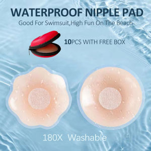 Nipple Silicon Pad waterproof nipple tape washable bra pad adhesive silicone cup bra with case silicon nipple cover nipless tape bra tape bra for women washable breast bra adhensive invisiable nipple cover For swimsuit beach