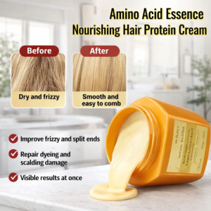 Nourishing Hair Protein Cream Amino Acid Essence Luxury Nourishing Repair Hair Conditioner Mask Improve Hair Quality