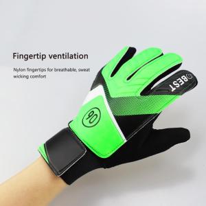 【New Arrival】 Football Gloves Latex Support Football Goalkeeper Gloves Full Finger Protection Anti-Slip Waterproof Breathable for Kids Adults