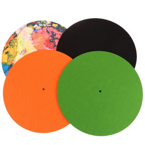 Christmas gift 【AYLMER】 1PC Slip Mat Felt Turntable Platter Mat For LP Vinyl Record Audio Replacement DIY Accessories Audiophile Thick Turntable Mat