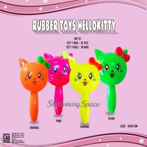 Mainan Bola Lampu Gagang Hello Kitty Rabbit/Panda/Rusa Bersuara Terlaris