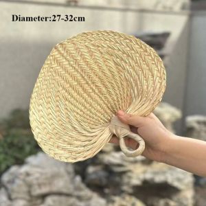 NUBE Lightweight Palm-Leaf Fan Palm-Leaf Natural Handmade Fan Vintage Cooling Fan Home Decoration