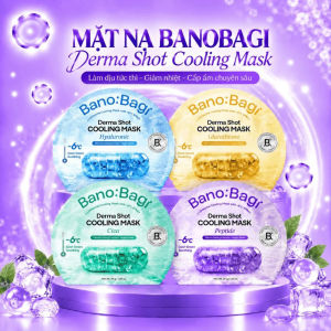 Mặt nạ làm mát BANOBAGI Derma Shot Cooling Mask 30g - Hộp 10 miếng