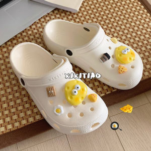 QJshop . มาใหม่สุดปัง รองเท้าแตะแฟชั่นผู้หญิง เป็นงานหัวโตมาพร้อมสายรัดส้น พื้นหนา 1 นิ้ว นิ่ม สวมใส่สบาย แมทช์กับชุดไหนก็น่ารัก ราคาเบาๆคุ้มสุดๆ