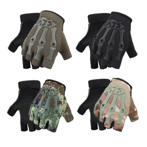 Half Finger Biking Gloves Moutain Bike Gloves Anti-Slips Shock-Absorbing Padded Breathable Bicycles Gloves for Men Women