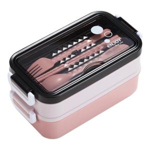 Insulated Lunch Box For Adults Double Wall Nonrust Steel Container Leak proof Seal Ergonomic Carry Handle